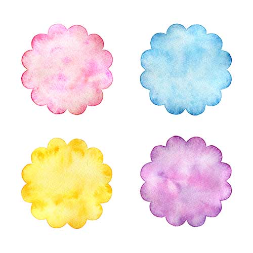 №708シンプルな花の形のミニフレーム