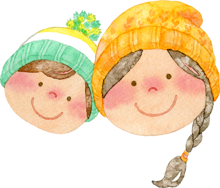 イギリス クッキー 缶 子ども ニット帽イラストなら,小学校