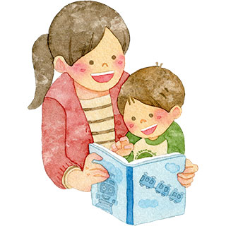 お母さんと一緒(水彩画 ) お母さんと一緒(水彩画 ) 【公式通販】